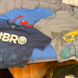 Youth Tee Set - size 12-14 , Place, Carters and Marvel